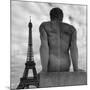 Eiffel and Man-Moises Levy-Mounted Photographic Print