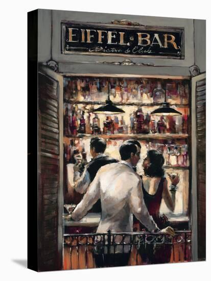 Eiffel Bar-Brent Heighton-Stretched Canvas