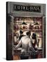 Eiffel Bar-Brent Heighton-Stretched Canvas