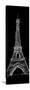 Eiffel Black-OnRei-Stretched Canvas