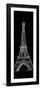 Eiffel Black-OnRei-Framed Premium Giclee Print