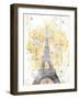 Eiffel Bloom Yellow-OnRei-Framed Art Print