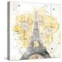 Eiffel Bloom Yellow-OnRei-Stretched Canvas