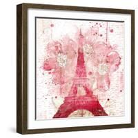 Eiffel Bloom-OnRei-Framed Art Print