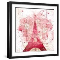 Eiffel Bloom-OnRei-Framed Art Print