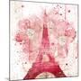 Eiffel Bloom-OnRei-Mounted Art Print