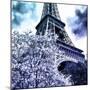 Eiffel Blue-Philippe Hugonnard-Mounted Giclee Print