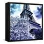 Eiffel Blue-Philippe Hugonnard-Framed Stretched Canvas