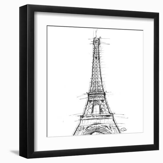 Eiffel\ close clean-OnRei-Framed Art Print