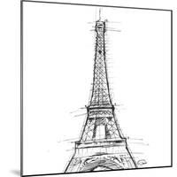 Eiffel\ close clean-OnRei-Mounted Art Print