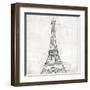 Eiffel Close-OnRei-Framed Art Print