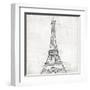 Eiffel Close-OnRei-Framed Art Print