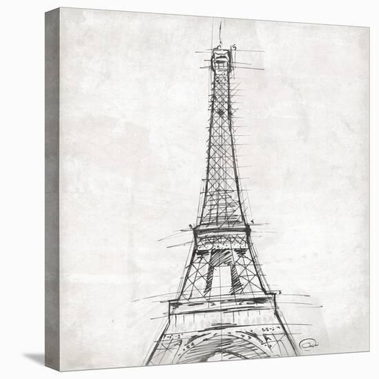 Eiffel Close-OnRei-Stretched Canvas