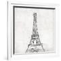 Eiffel Close-OnRei-Framed Art Print