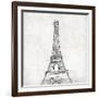 Eiffel Close-OnRei-Framed Art Print