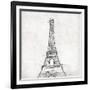 Eiffel Close-OnRei-Framed Art Print