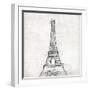 Eiffel Close-OnRei-Framed Art Print