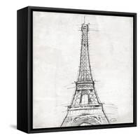 Eiffel Close-OnRei-Framed Stretched Canvas