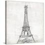 Eiffel Close-OnRei-Stretched Canvas