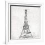 Eiffel Close-OnRei-Framed Art Print