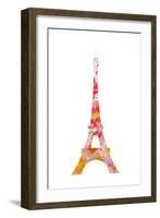 Eiffel Flowers-Kimberly Allen-Framed Art Print