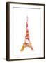 Eiffel Flowers-Kimberly Allen-Framed Art Print