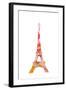 Eiffel Flowers-Kimberly Allen-Framed Art Print