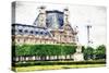 Eiffel Gardens - In the Style of Oil Painting-Philippe Hugonnard-Stretched Canvas