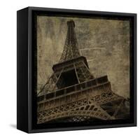 Eiffel II-John W Golden-Framed Stretched Canvas