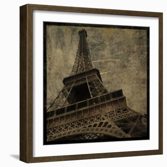 Eiffel II-John W Golden-Framed Giclee Print