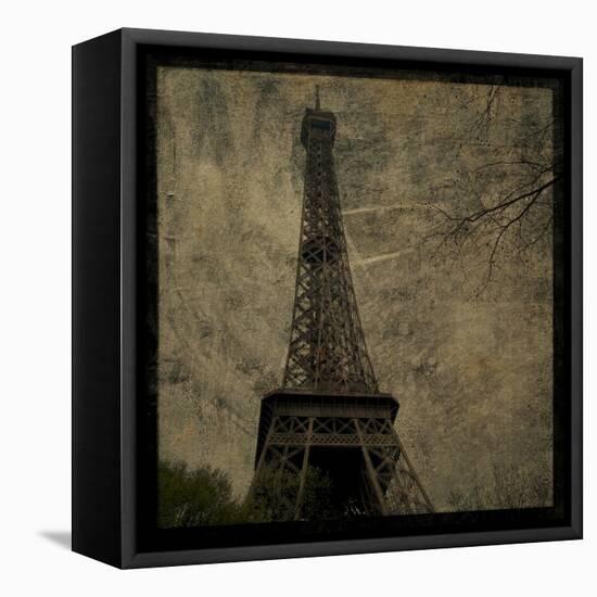 Eiffel III-John W Golden-Framed Stretched Canvas