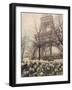 Eiffel in Springtime-Dawne Polis-Framed Art Print