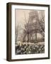 Eiffel in Springtime-Dawne Polis-Framed Art Print