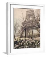 Eiffel in Springtime-Dawne Polis-Framed Art Print