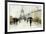 Eiffel in the Rain Marsala Umbrella-Avery Tillmon-Framed Art Print