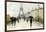 Eiffel in the Rain Marsala Umbrella-Avery Tillmon-Framed Art Print