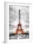Eiffel Je t'aime II - In the Style of Oil Painting-Philippe Hugonnard-Framed Giclee Print
