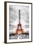 Eiffel Je t'aime II - In the Style of Oil Painting-Philippe Hugonnard-Framed Giclee Print