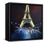 Eiffel Rain-Craig Trewin Penny-Framed Stretched Canvas