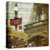 Eiffel Romance VI-Sandy Lloyd-Stretched Canvas