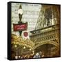 Eiffel Romance VI-Sandy Lloyd-Framed Stretched Canvas