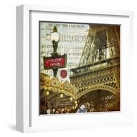 Eiffel Romance VI-Sandy Lloyd-Framed Art Print