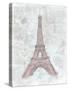 Eiffel Sketch Romantic-OnRei-Stretched Canvas