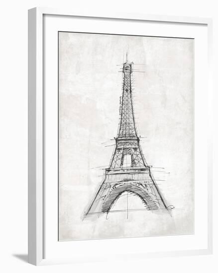 Eiffel Sketch-OnRei-Framed Art Print