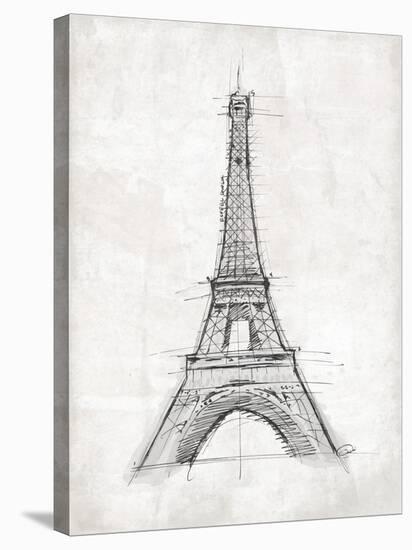 Eiffel Sketch-OnRei-Stretched Canvas