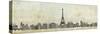 Eiffel Skyline-Avery Tillmon-Stretched Canvas