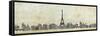 Eiffel Skyline-Avery Tillmon-Framed Stretched Canvas