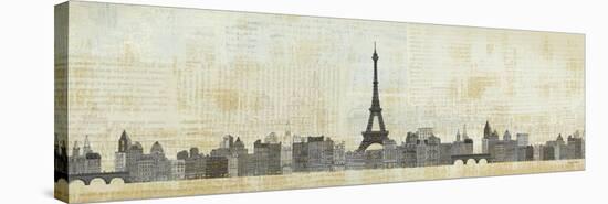 Eiffel Skyline-Avery Tillmon-Stretched Canvas