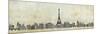 Eiffel Skyline-Avery Tillmon-Mounted Art Print