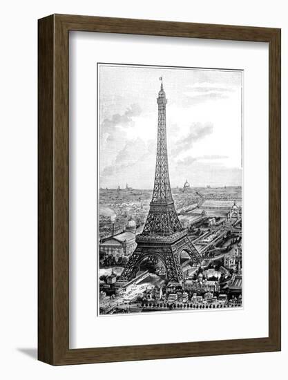 Eiffel Tower, 1889 Universal Exposition-Science Photo Library-Framed Photographic Print